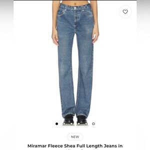 rag & bone miramar fleece terry wide leg - topaz